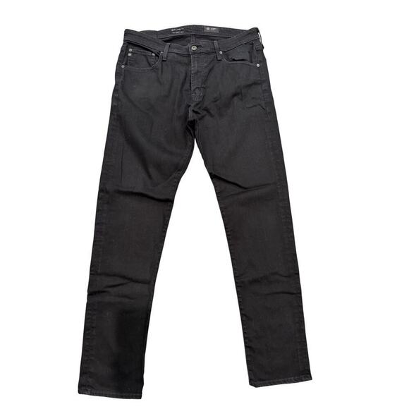 AG Adriano Goldschmied Men's Size 36x34 Black Tellis Modern Slim Jeans - Picture 2 of 9